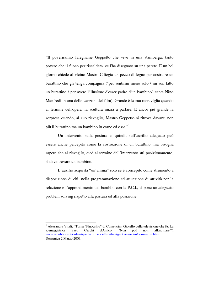 Anteprima della tesi: L'uso di posture corrette e posizioni adeguate nella gestione complessa ed articolata delle paralisi cerebrali infantili, Pagina 7