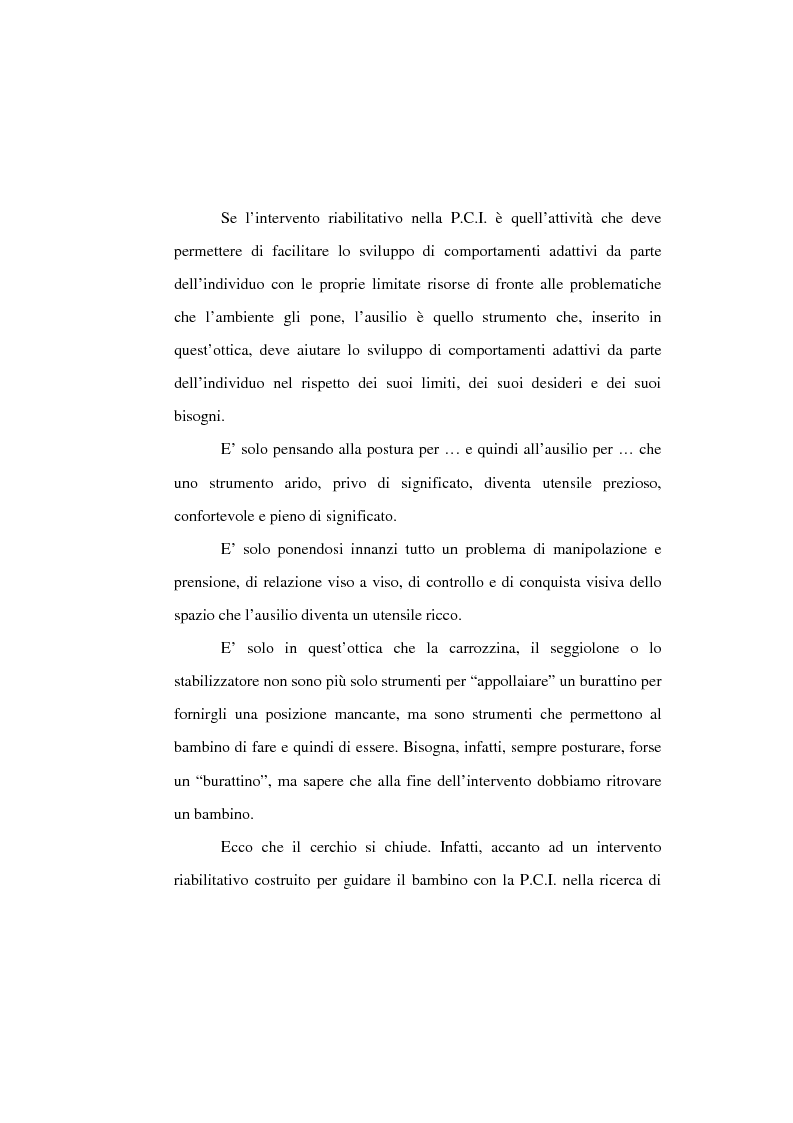 Anteprima della tesi: L'uso di posture corrette e posizioni adeguate nella gestione complessa ed articolata delle paralisi cerebrali infantili, Pagina 8