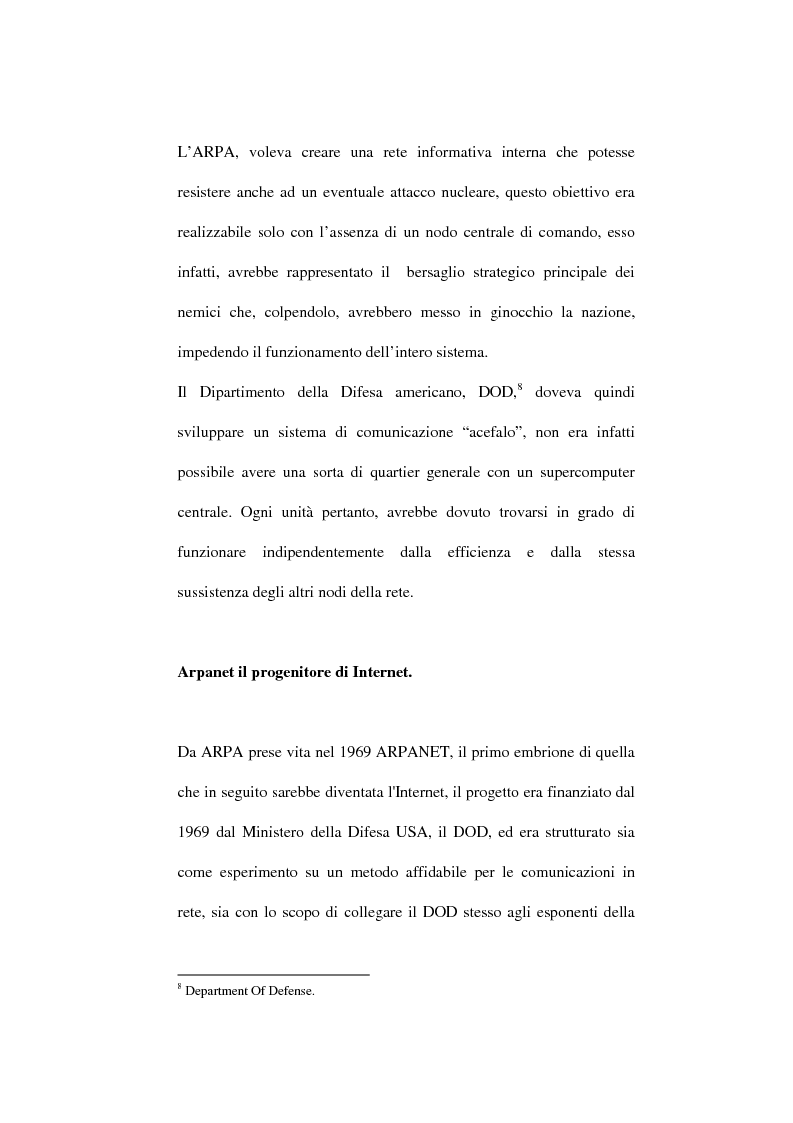 Anteprima della tesi: Internet e la pubblica amministrazione. Problematiche e norme senza confini?, Pagina 10