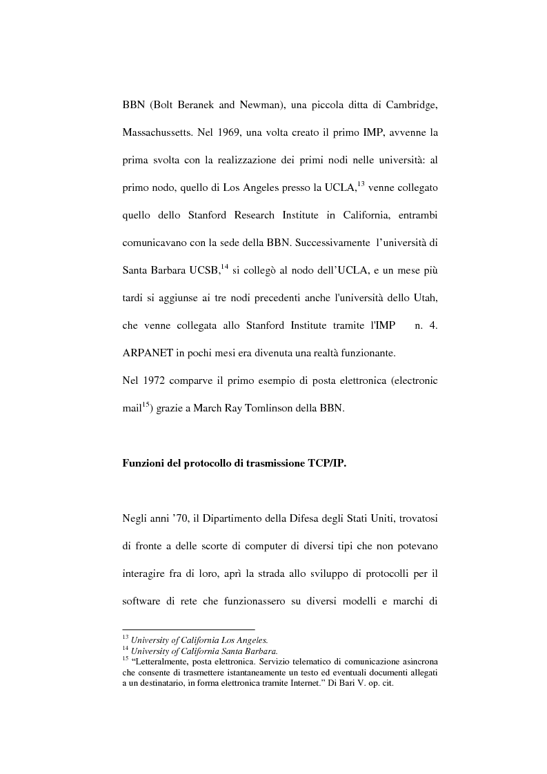 Anteprima della tesi: Internet e la pubblica amministrazione. Problematiche e norme senza confini?, Pagina 13