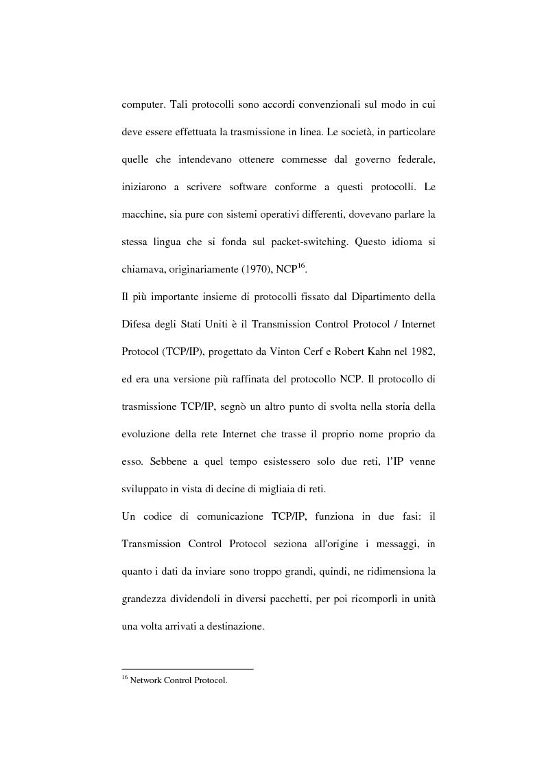 Anteprima della tesi: Internet e la pubblica amministrazione. Problematiche e norme senza confini?, Pagina 14