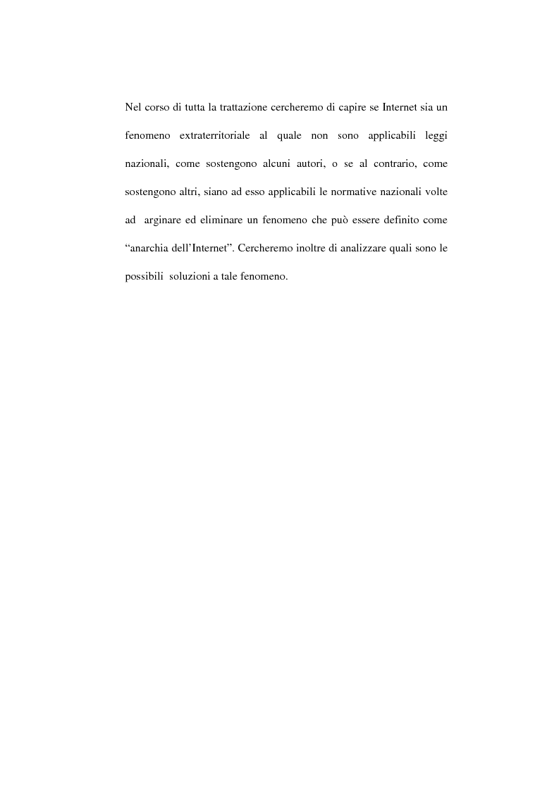 Anteprima della tesi: Internet e la pubblica amministrazione. Problematiche e norme senza confini?, Pagina 5