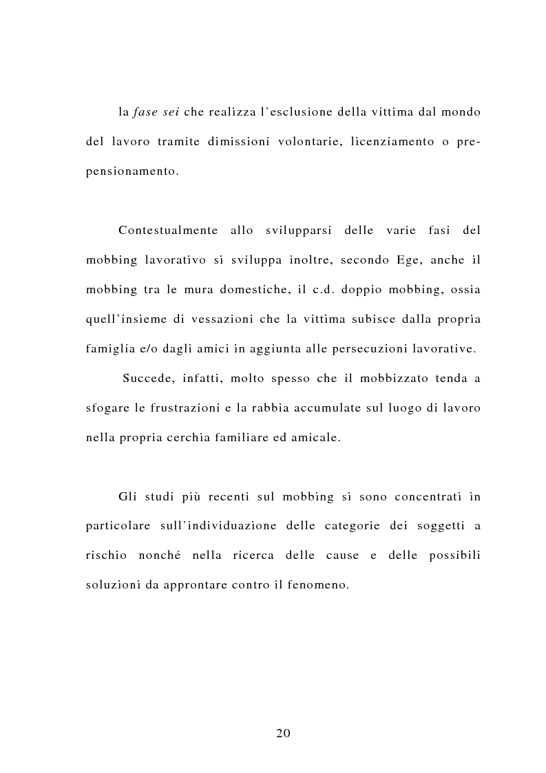 Anteprima della tesi: Il mobbing, Pagina 14