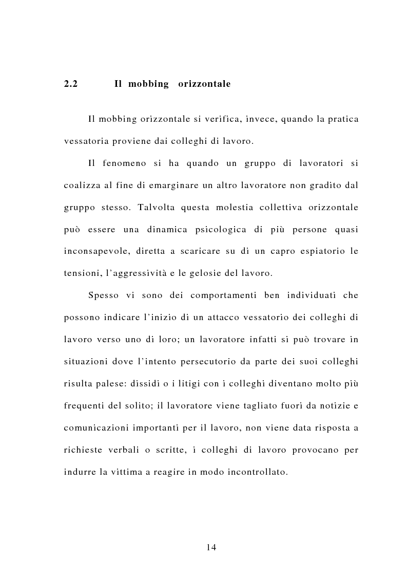 Anteprima della tesi: Il mobbing, Pagina 8