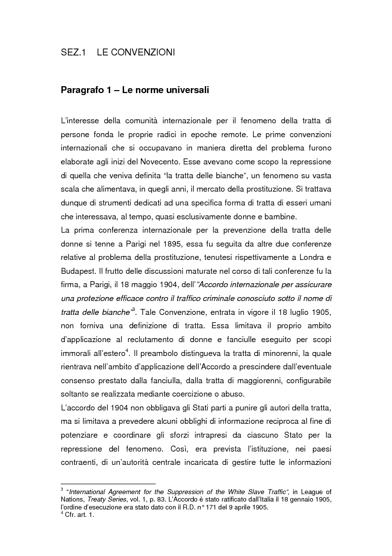 Anteprima della tesi: Il divieto internazionale di tratta degli esseri umani, Pagina 4