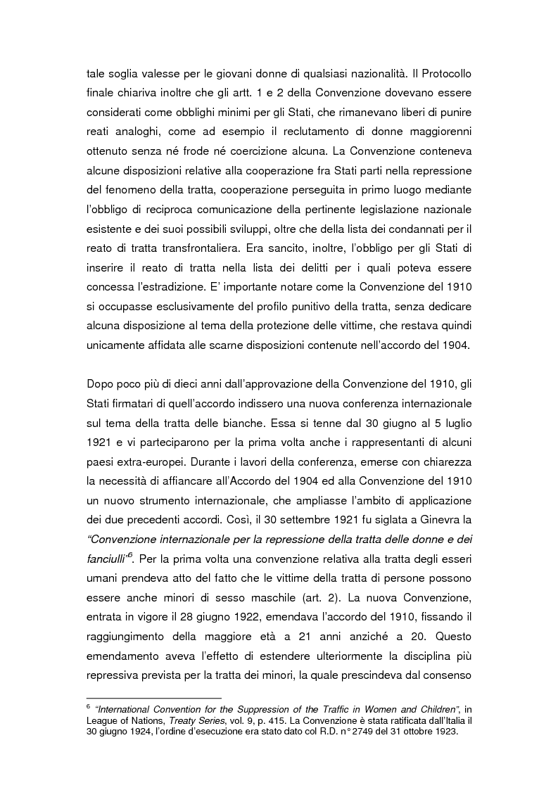 Anteprima della tesi: Il divieto internazionale di tratta degli esseri umani, Pagina 6