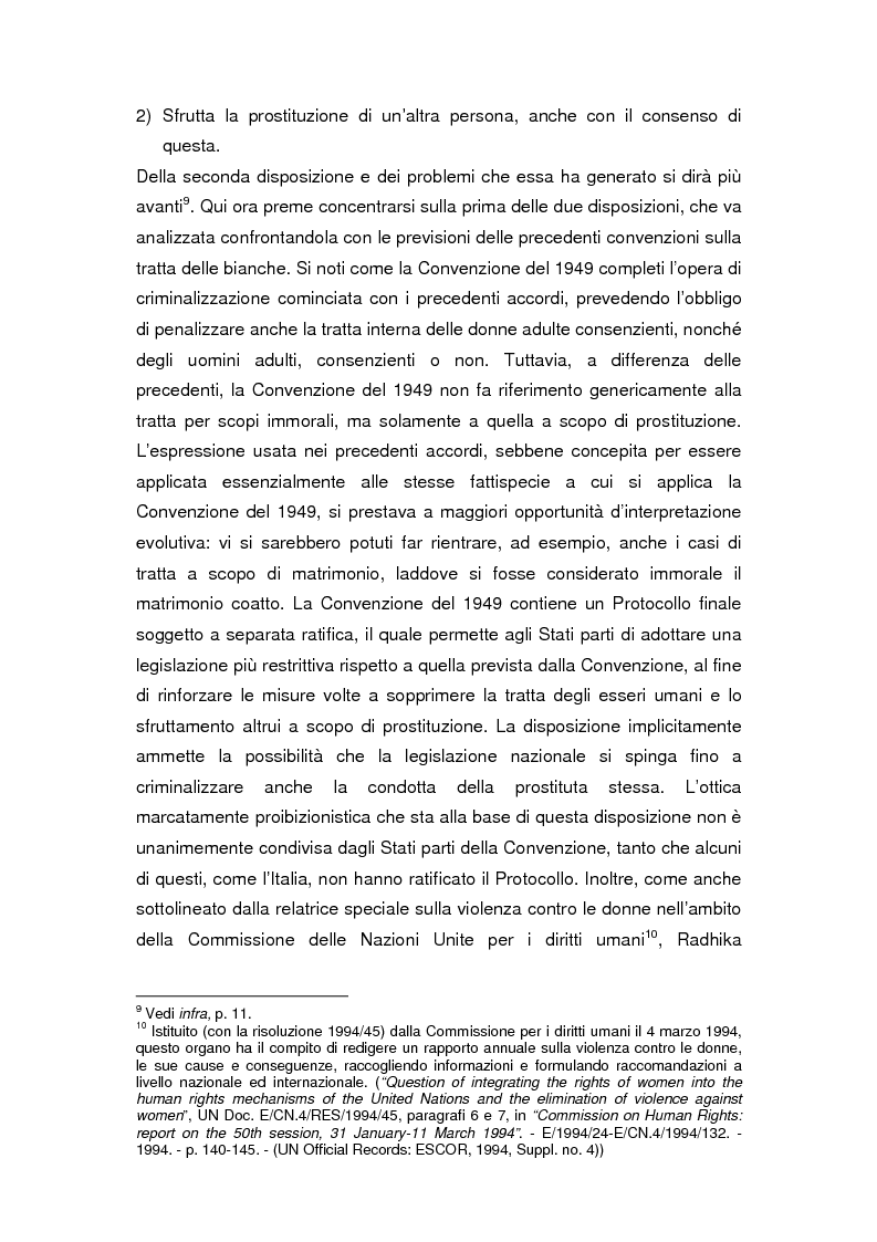 Anteprima della tesi: Il divieto internazionale di tratta degli esseri umani, Pagina 8