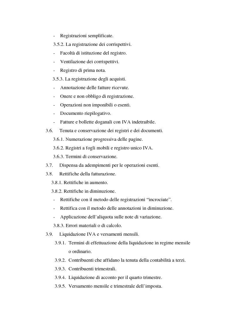 Indice della tesi: L'Iva negli enti locali: il caso del Comune di Ozieri, Pagina 5