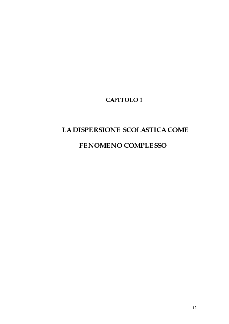 Anteprima della tesi: Il gruppo come strumento di prevenzione della dispersione scolastica e del disagio adolescenziale, Pagina 12