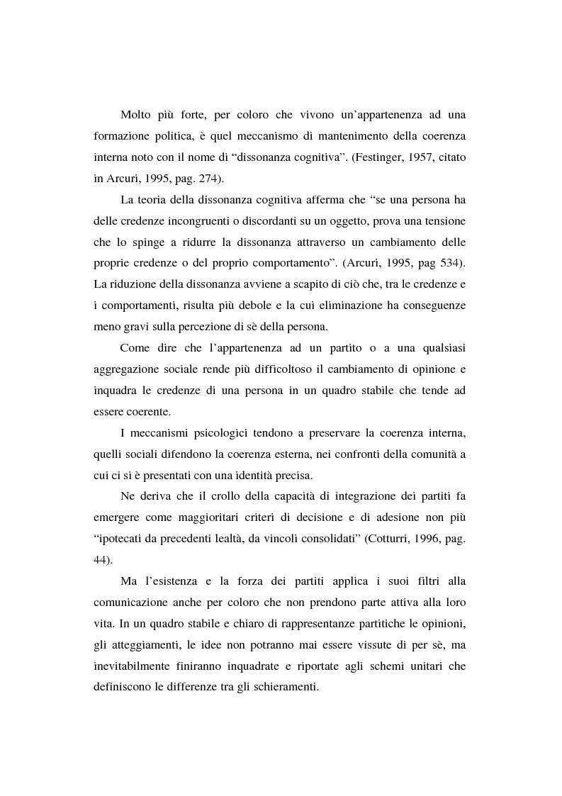 Anteprima della tesi: Dallo spot al messaggio autogestito. Tentativi di regolazione della comunicazione politica in Italia, Pagina 12