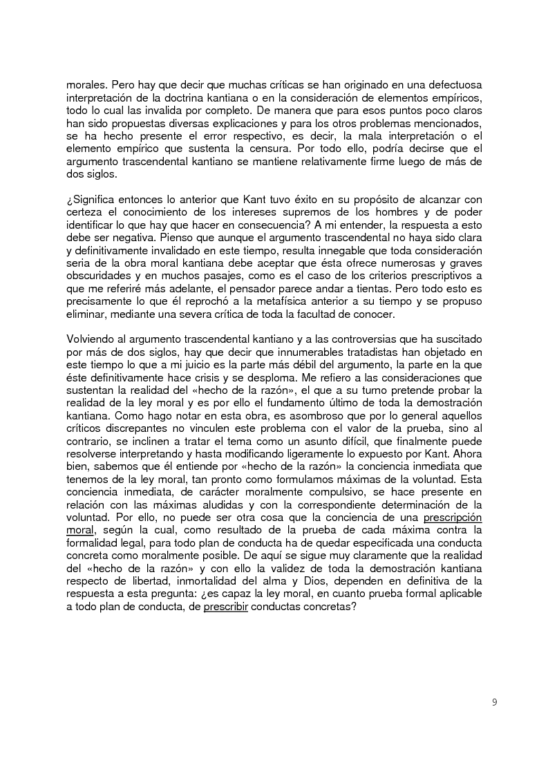 Anteprima della tesi: La moral Kantiana: Estudio Crítico., Pagina 4