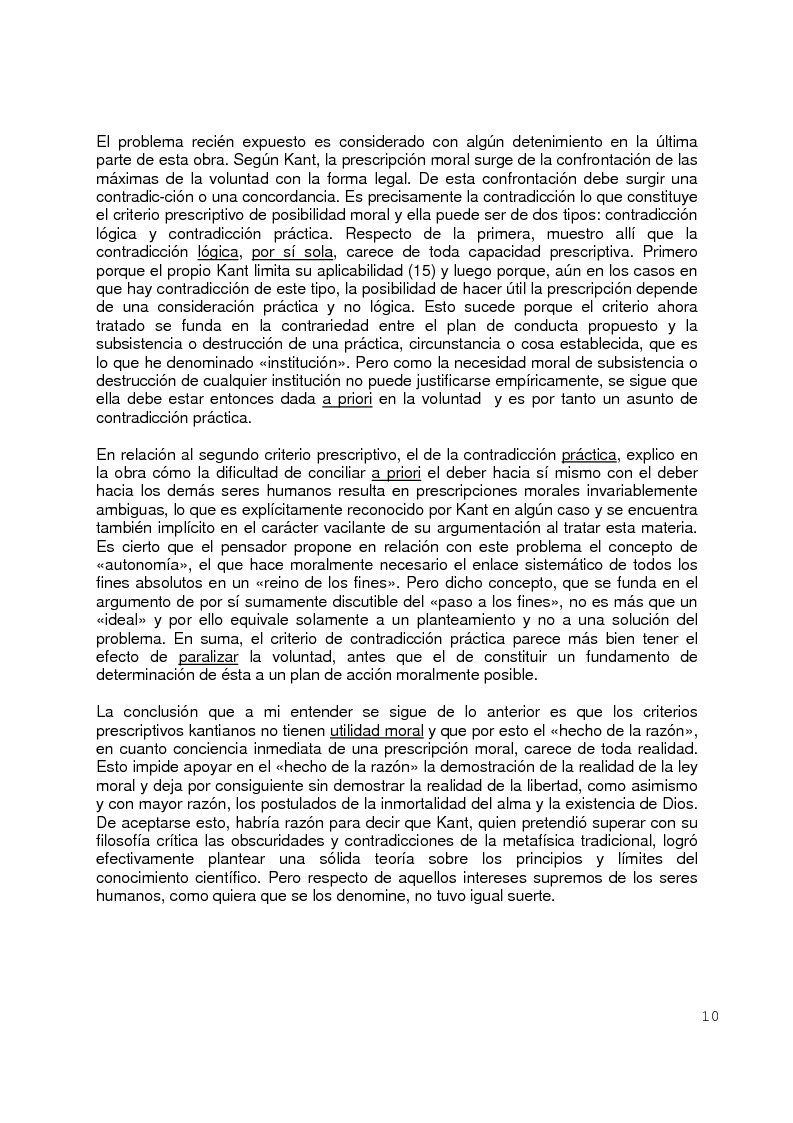Anteprima della tesi: La moral Kantiana: Estudio Crítico., Pagina 5