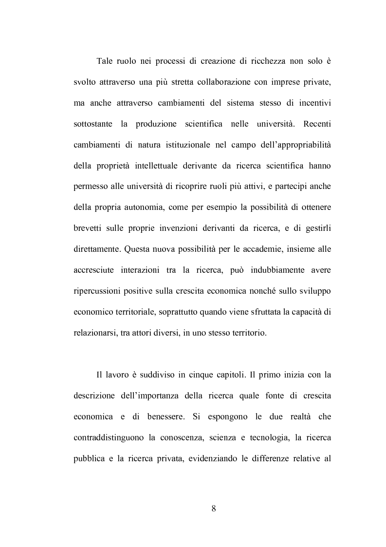 Anteprima della tesi: La produzione di conoscenza e i meccanismi istituzionali: le collaborazioni tra università e imprese, Pagina 4