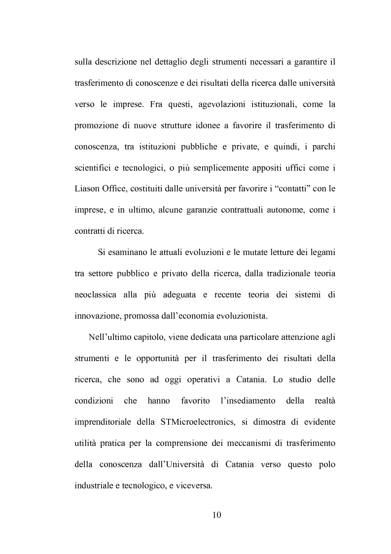 Anteprima della tesi: La produzione di conoscenza e i meccanismi istituzionali: le collaborazioni tra università e imprese, Pagina 6