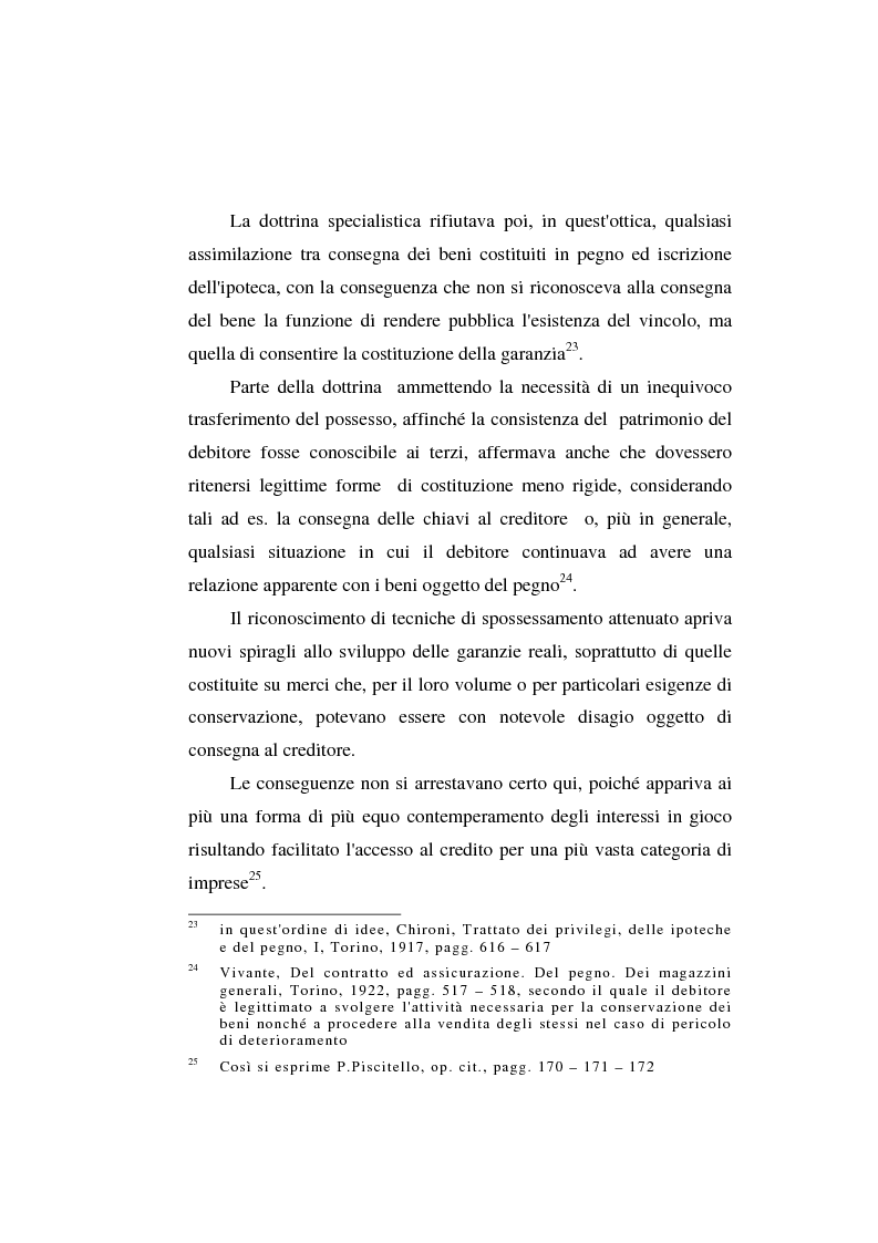 Anteprima della tesi: Le garanzie atipiche e il pegno rotativo, Pagina 15