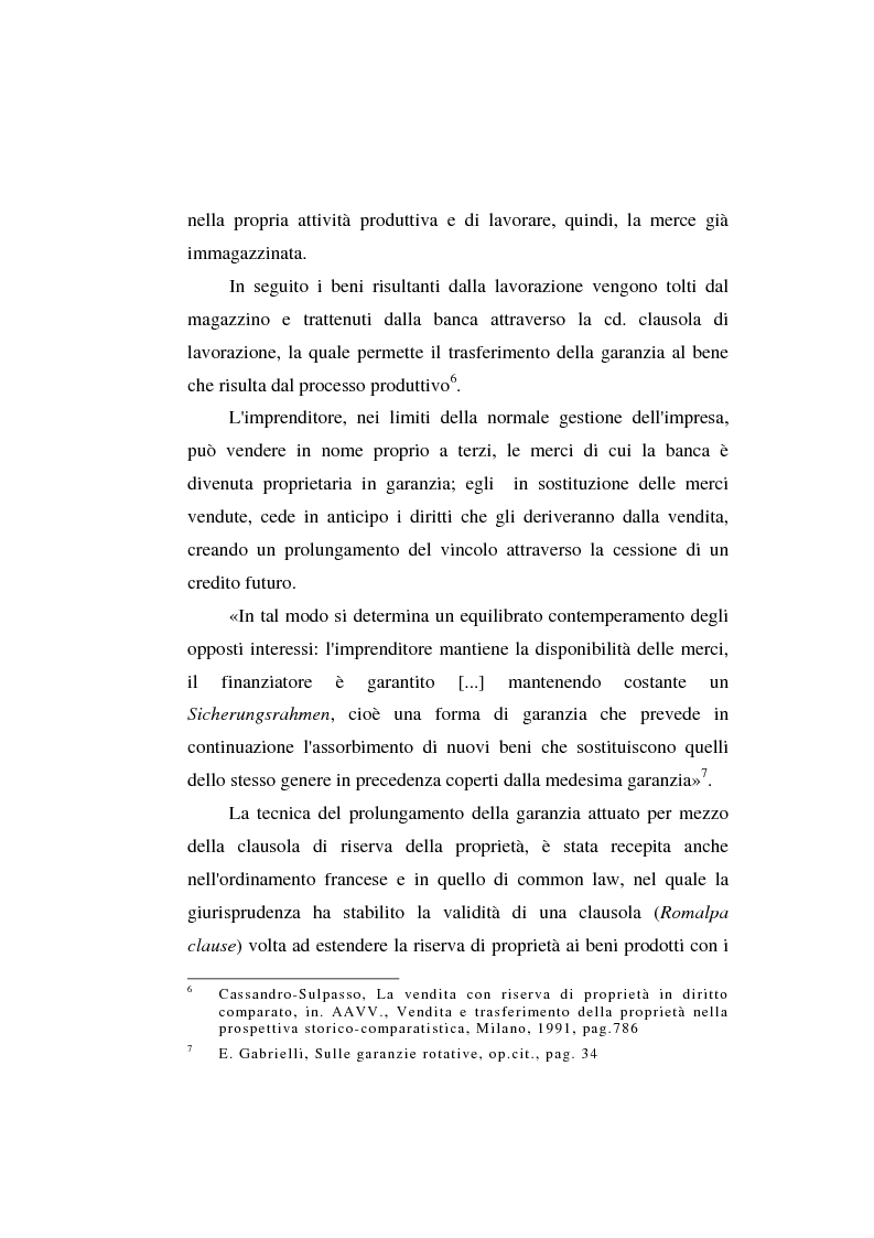 Anteprima della tesi: Le garanzie atipiche e il pegno rotativo, Pagina 6
