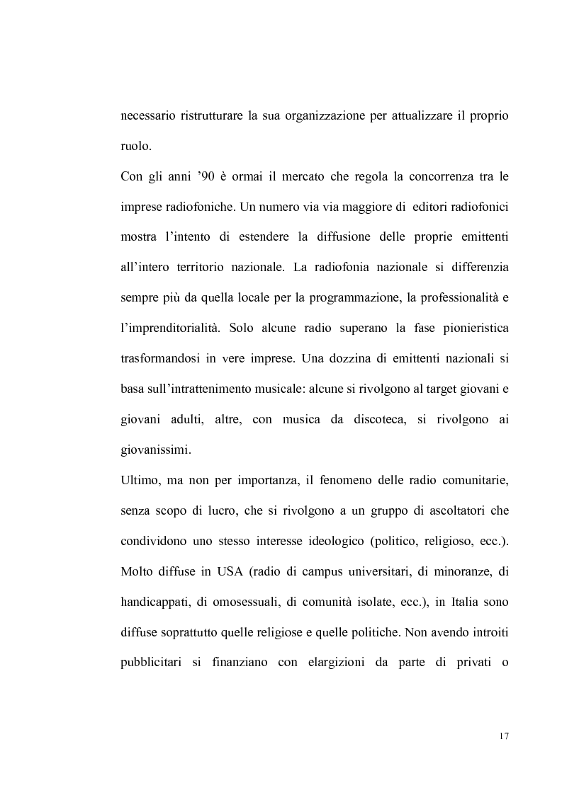 Anteprima della tesi: Radio Vs New Media (la radio e i nuovi media), Pagina 13