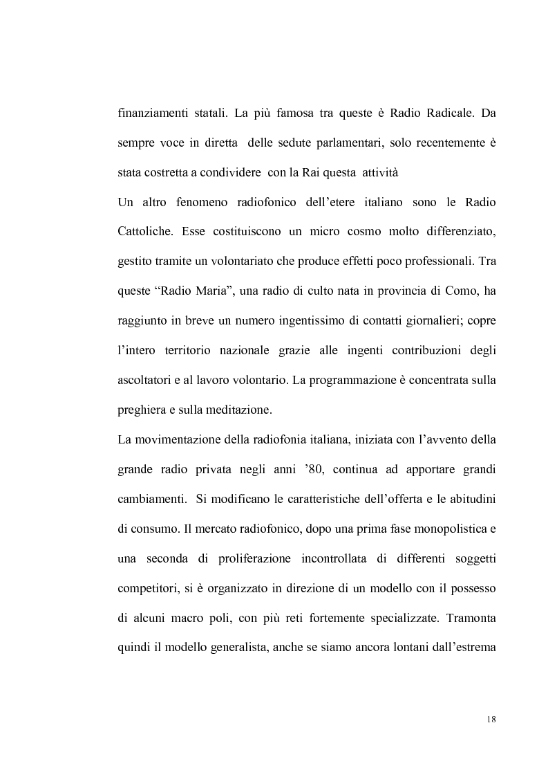 Anteprima della tesi: Radio Vs New Media (la radio e i nuovi media), Pagina 14