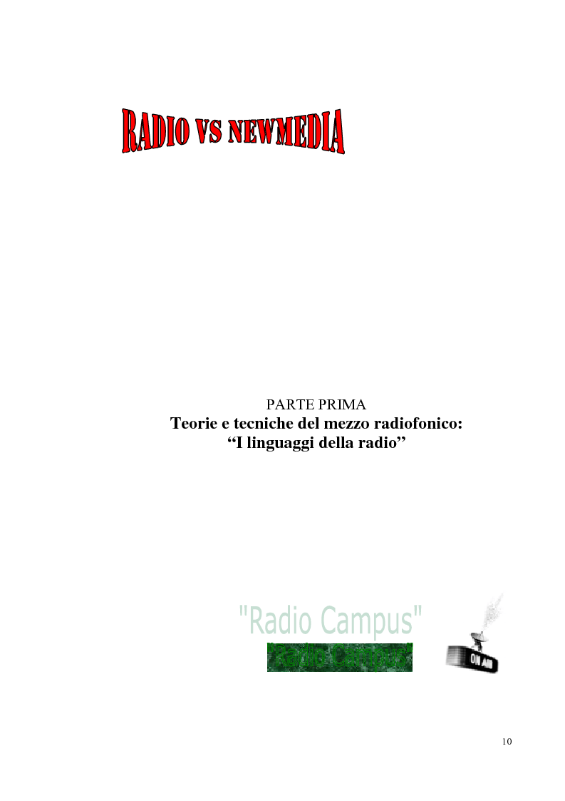 Anteprima della tesi: Radio Vs New Media (la radio e i nuovi media), Pagina 6
