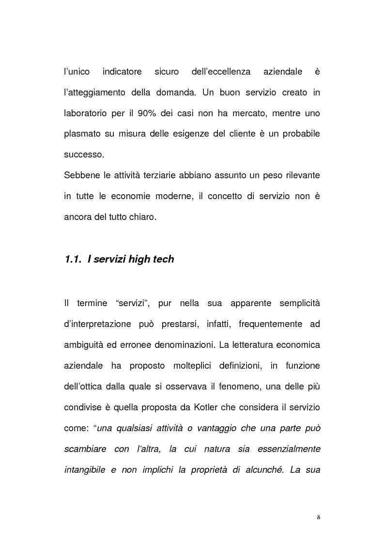 Anteprima della tesi: Il settore delle Tlc dal monopolio all'ipercompetizione. Il caso Wind, Pagina 5