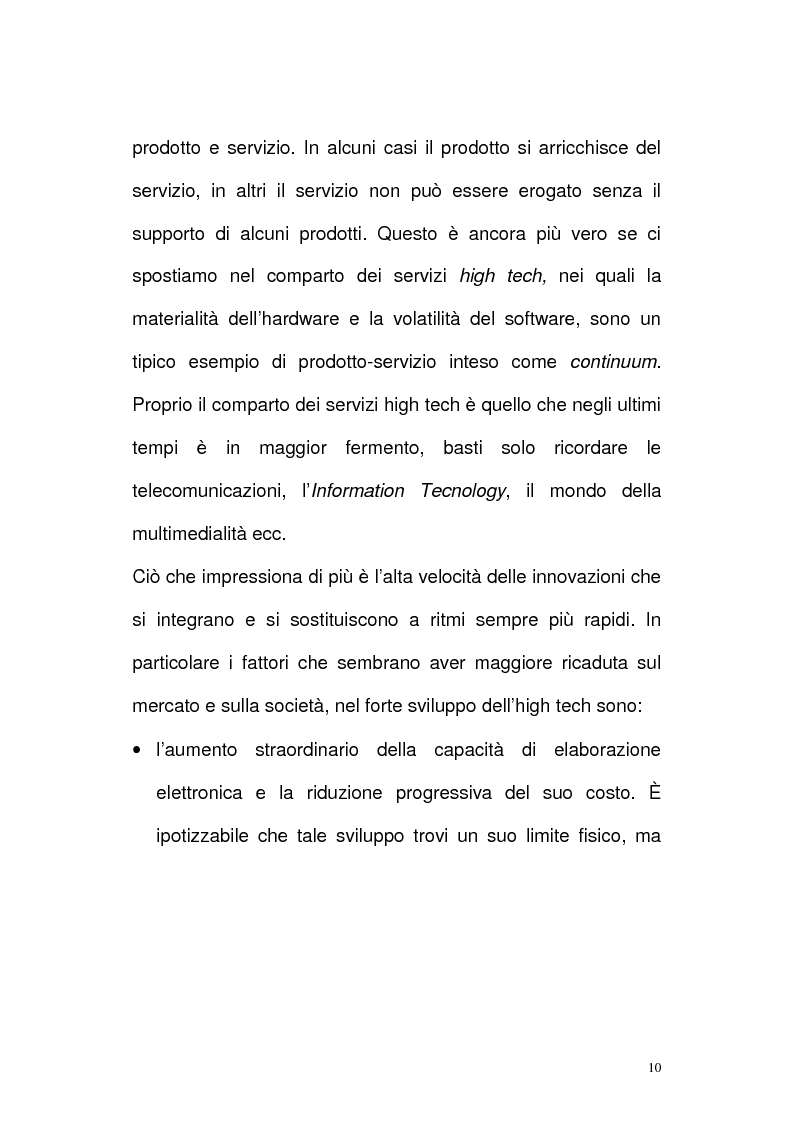 Anteprima della tesi: Il settore delle Tlc dal monopolio all'ipercompetizione. Il caso Wind, Pagina 7