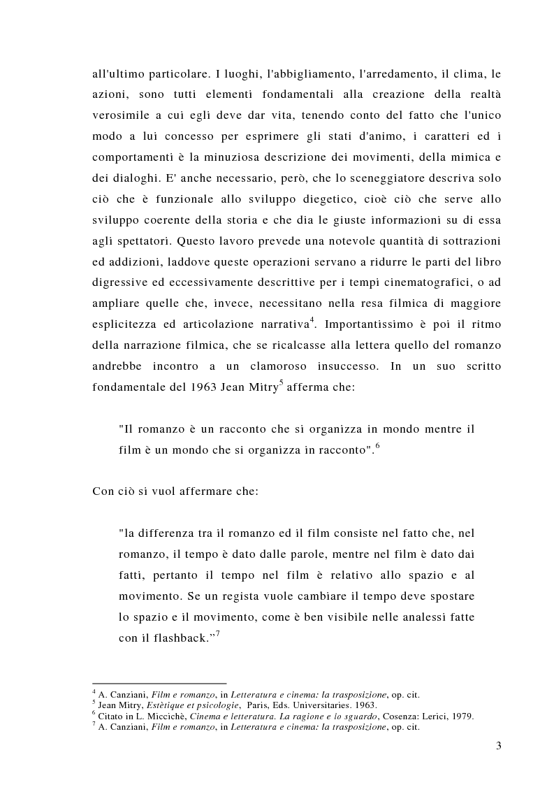 Anteprima della tesi: Dalla scrittura alle immagini. Porte aperte: il romanzo di L. Sciascia e il film di G. Amelio., Pagina 3