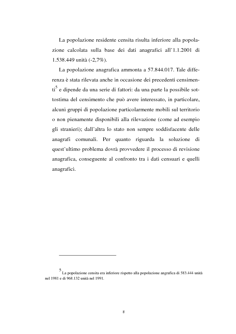 Anteprima della tesi: Gli immigrati e il mercato del lavoro in Italia, Pagina 4