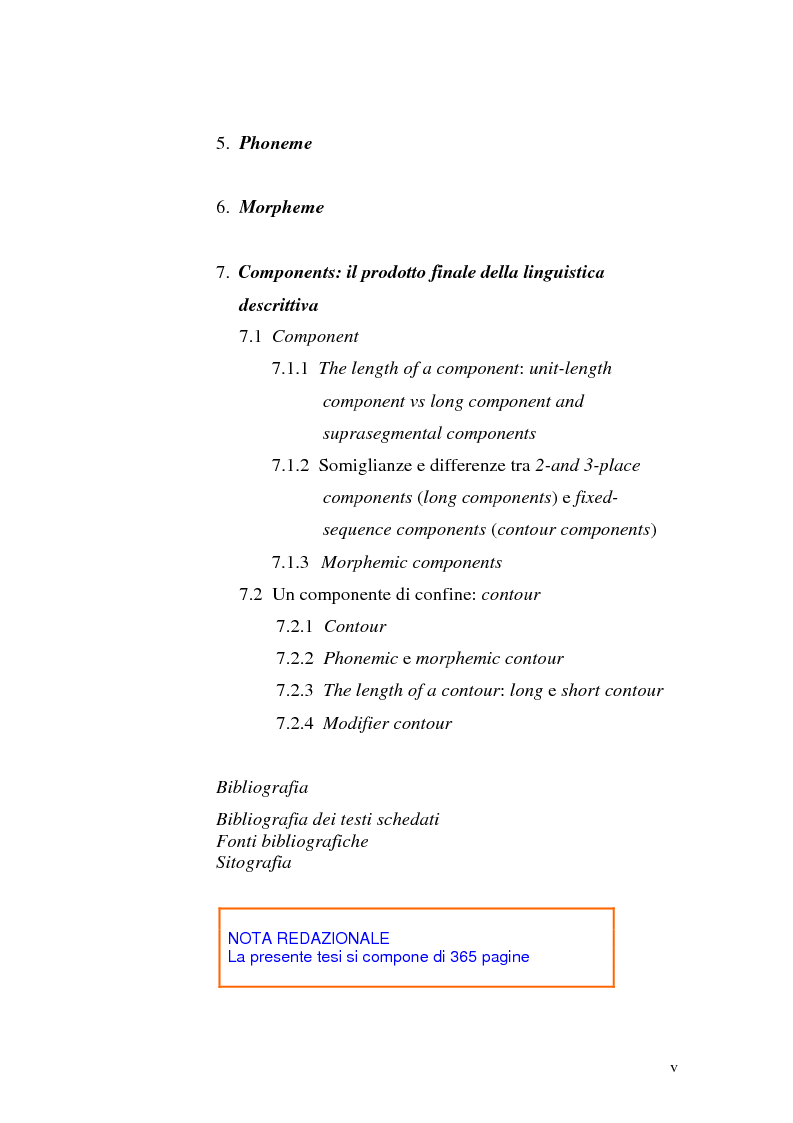 Indice della tesi: Il metalinguaggio di Zellig S. Harris nel periodo 1940-1951, Pagina 5