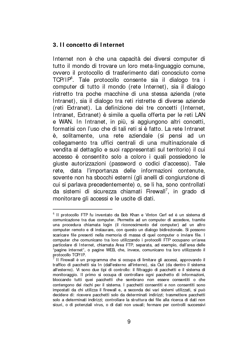 Anteprima della tesi: Profili di diritto costituzionale nell’evoluzione delle reti telematiche, Pagina 8