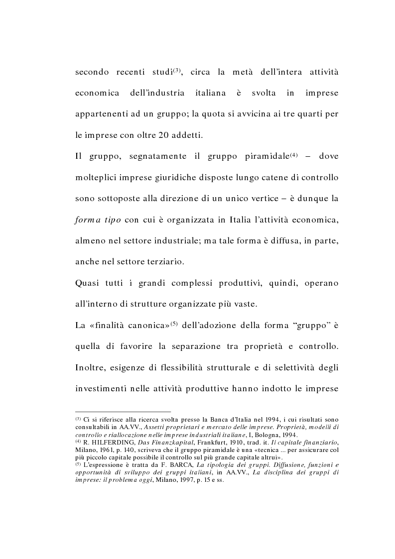 Anteprima della tesi: I gruppi di società nel diritto tributario, Pagina 2