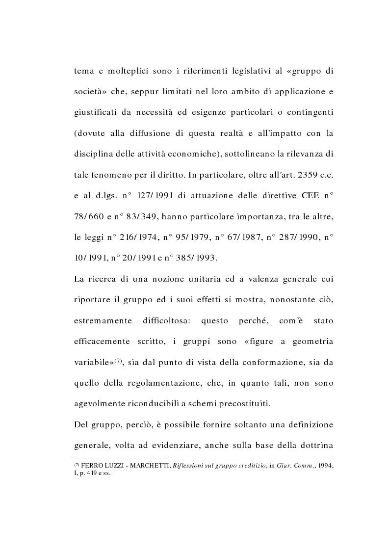 Anteprima della tesi: I gruppi di società nel diritto tributario, Pagina 4
