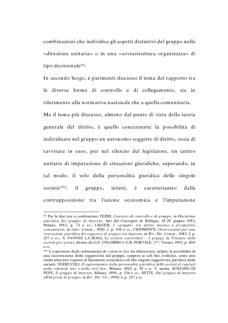 Anteprima della tesi: I gruppi di società nel diritto tributario, Pagina 6