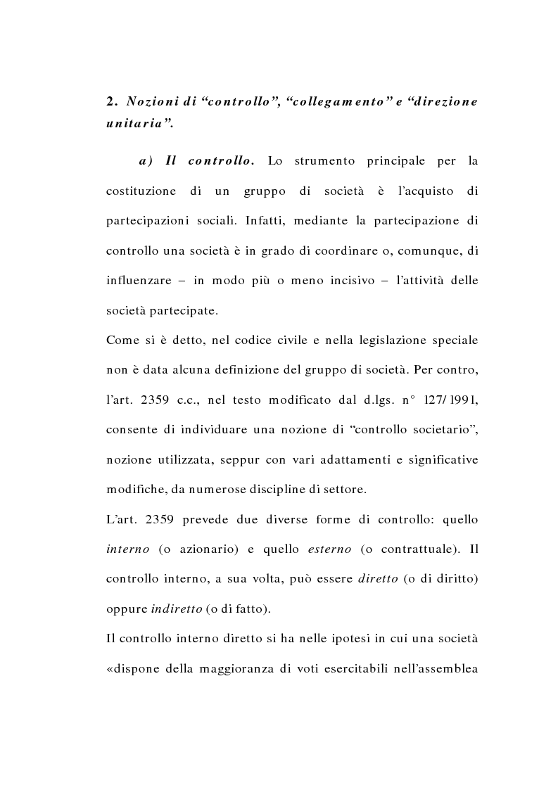 Anteprima della tesi: I gruppi di società nel diritto tributario, Pagina 9