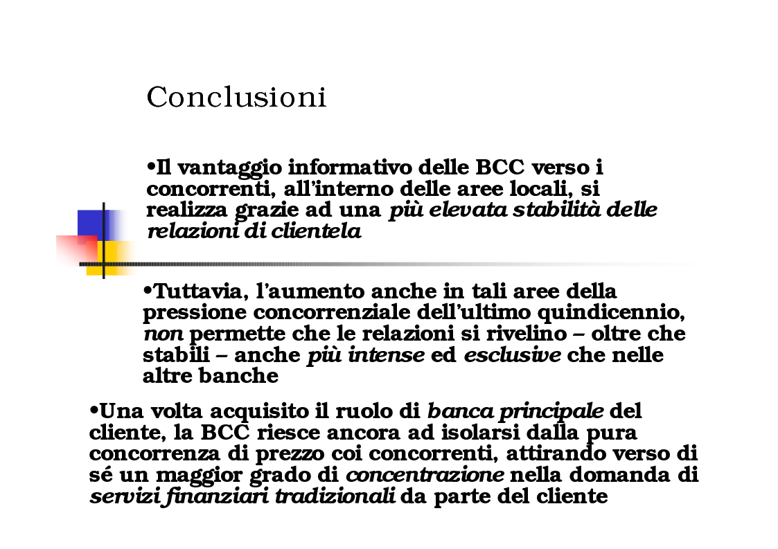 Anteprima della tesi: Gli effetti del Relationship Banking nelle Banche di Credito Cooperativo, Pagina 8
