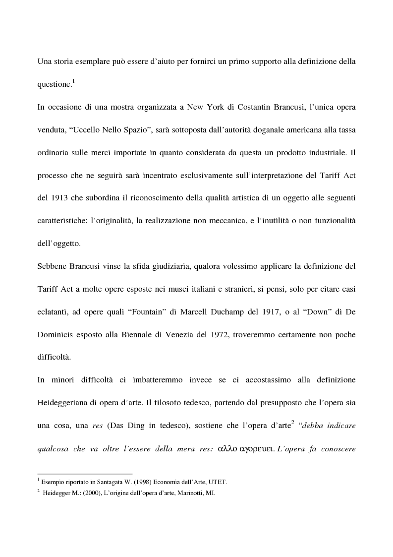 Anteprima della tesi: Visual arts. Dall'idea ai finanziamenti pubblici, Pagina 2