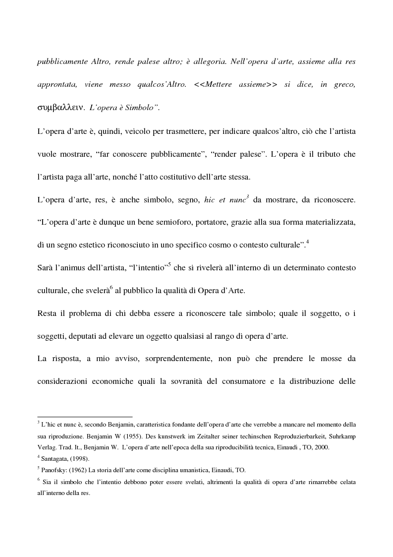 Anteprima della tesi: Visual arts. Dall'idea ai finanziamenti pubblici, Pagina 3