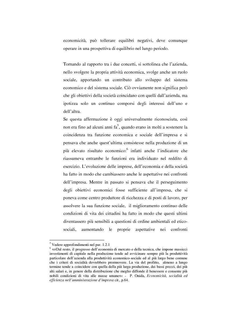 Anteprima della tesi: Il bilancio sociale come strumento di comunicazione per l'impresa: limiti e opportunità, Pagina 6