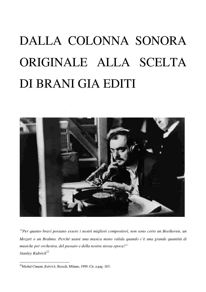 Anteprima della tesi: Odissea musicale: la colonna sonora di ''2001: A Space Odyssey”, Pagina 14