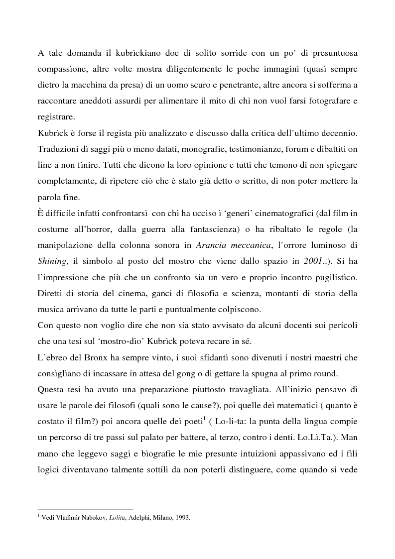 Anteprima della tesi: Odissea musicale: la colonna sonora di ''2001: A Space Odyssey”, Pagina 3