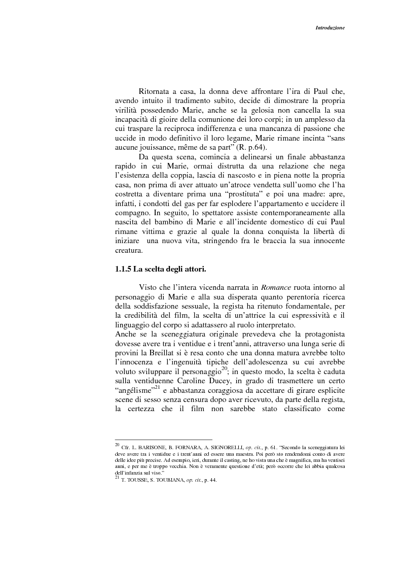 Anteprima della tesi: L'opera narrativa di Catherine Breillat, Pagina 13