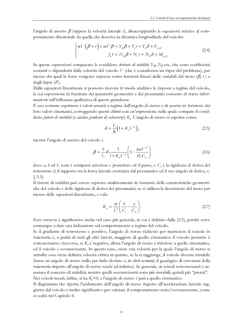 Anteprima della tesi: Sistemi di sospensione attiva con molle ad aria per autoveicoli, Pagina 10