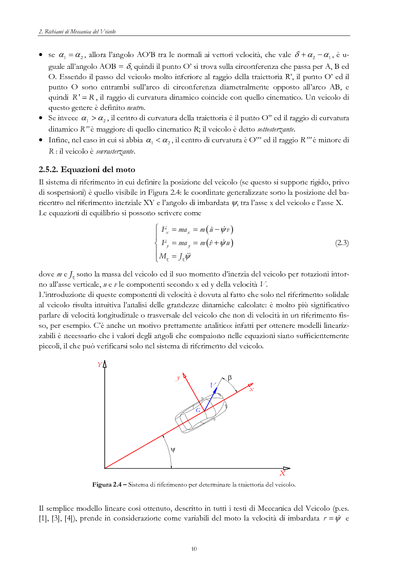 Anteprima della tesi: Sistemi di sospensione attiva con molle ad aria per autoveicoli, Pagina 9