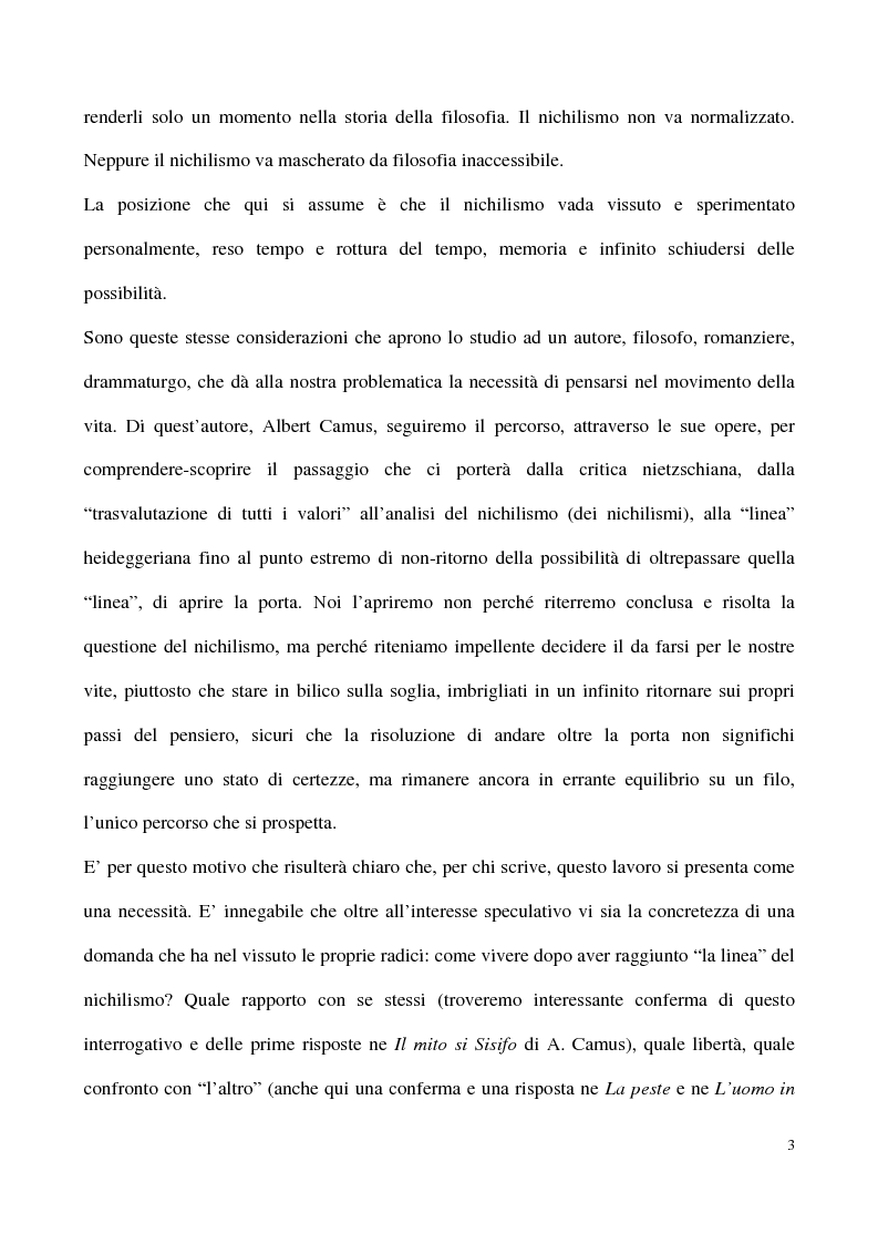 Anteprima della tesi: L'impossibilità del negativo. Il problema del nichilismo in Fedor M. Dostoevskij, Pagina 3