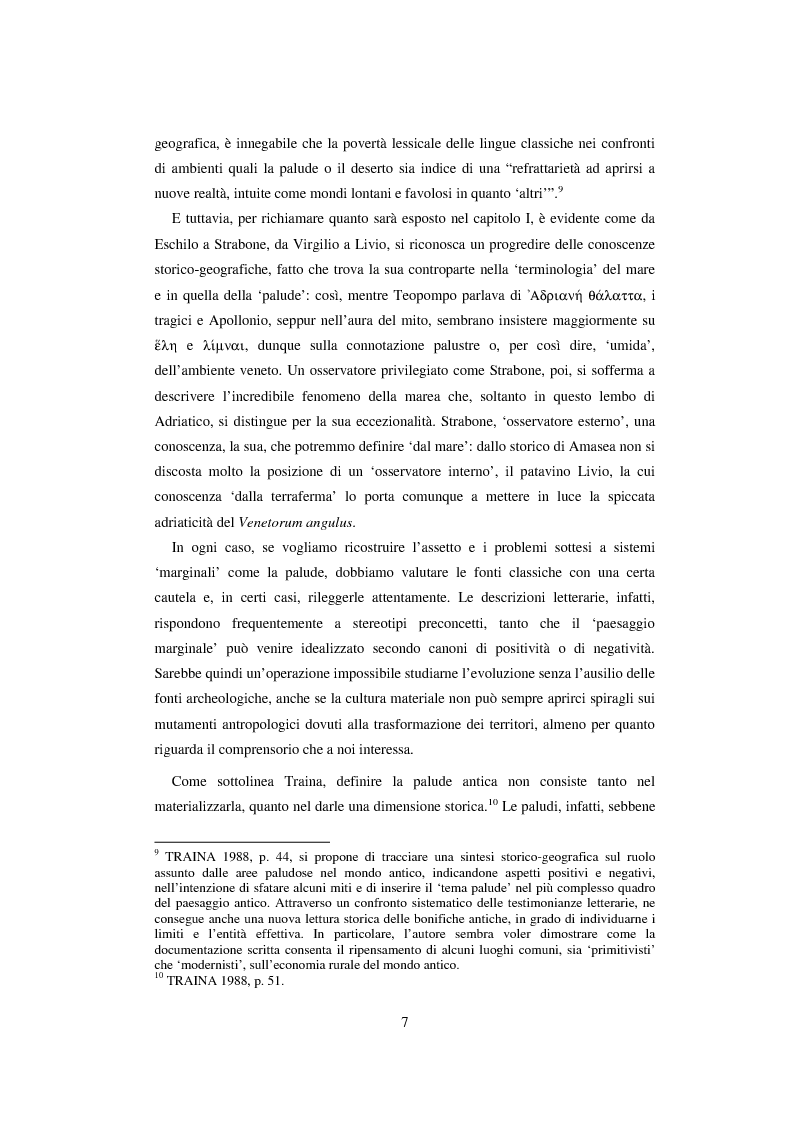 Anteprima della tesi: L'economia della palude e l'economia del mare nell'Alto Adriatico romano: immaginario antico e nuove prospettive esegetiche, Pagina 4