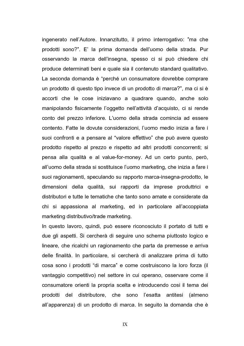 Anteprima della tesi: Le strategie di sviluppo della marca commerciale in Europa: il caso di Coop Italia, Pagina 2