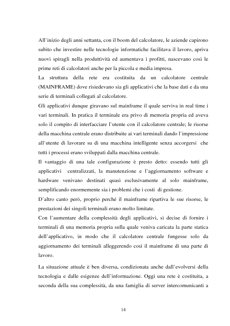 Anteprima della tesi: Gestione dell'utente e del suo desktop in un sistema informativo sanitario, il desktop management, Pagina 9