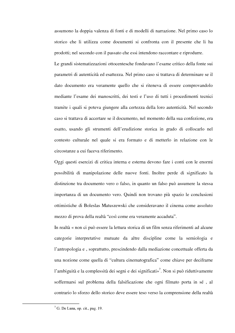 Anteprima della tesi: La guerra italiana nei documentari del Luce 1940-1943, Pagina 7