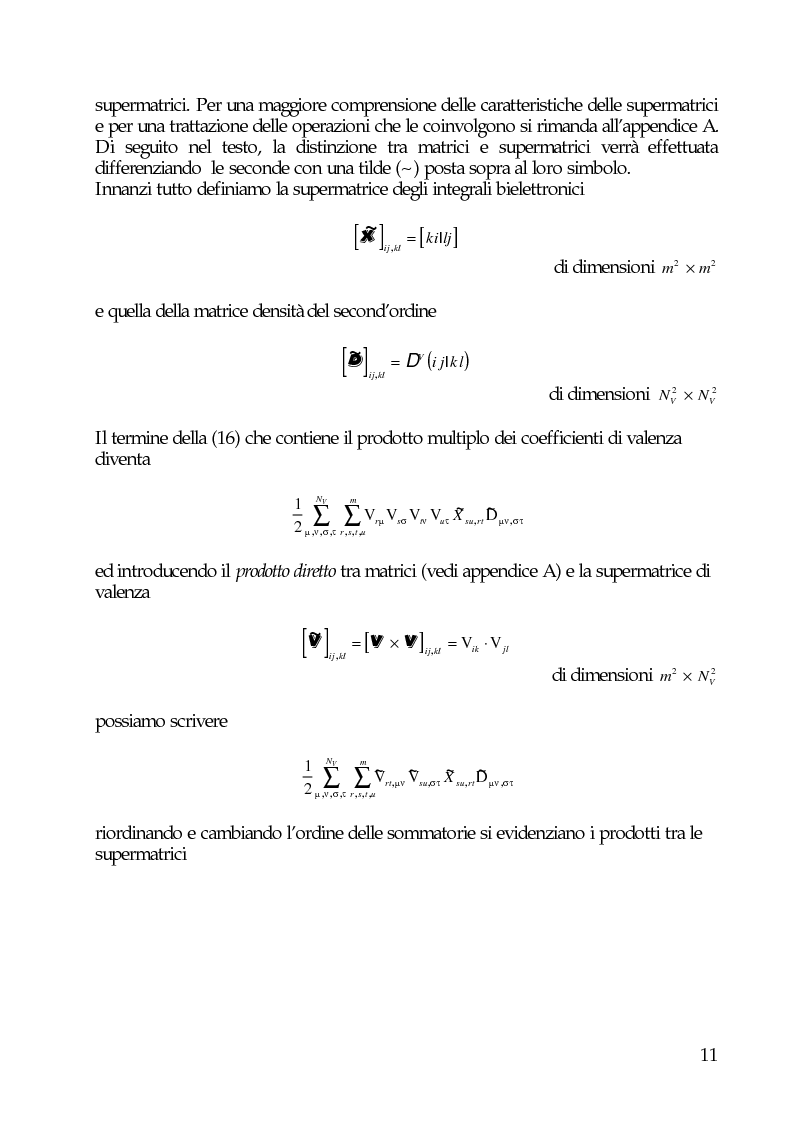 Anteprima della tesi: Sviluppo teorico e applicazioni degli approcci spin coupled e scf-mi: funzione d'onda sc di acetilene e allene, struttura scf-mi del complesso citosina-guanina-cisplatino, Pagina 10