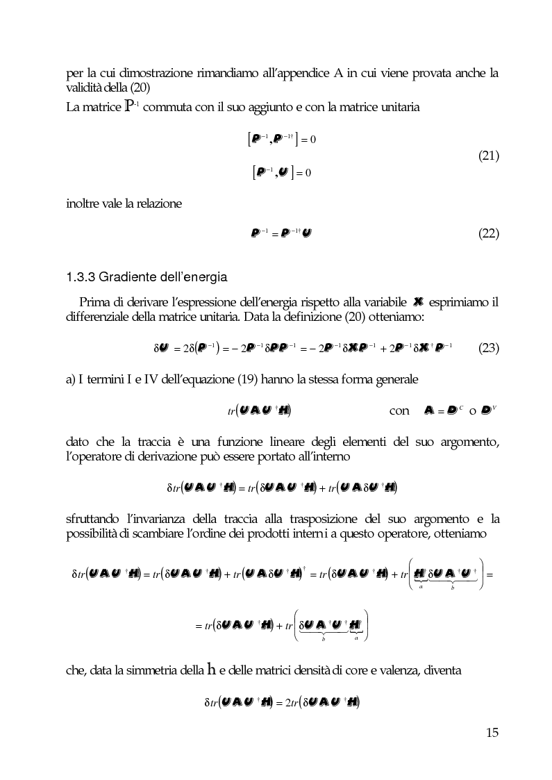 Anteprima della tesi: Sviluppo teorico e applicazioni degli approcci spin coupled e scf-mi: funzione d'onda sc di acetilene e allene, struttura scf-mi del complesso citosina-guanina-cisplatino, Pagina 14