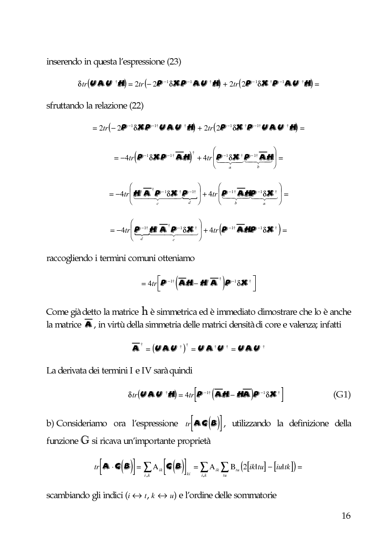 Anteprima della tesi: Sviluppo teorico e applicazioni degli approcci spin coupled e scf-mi: funzione d'onda sc di acetilene e allene, struttura scf-mi del complesso citosina-guanina-cisplatino, Pagina 15